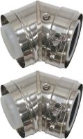 Bogen 45 Grad 80/125mm 0020042757 (VE2)