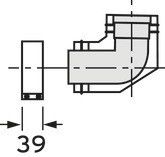 Bogen 87 Grad 80/125mm 0020042756