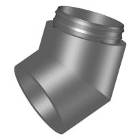 IsoPipe Bogen 45 Grad IP-B 180/45