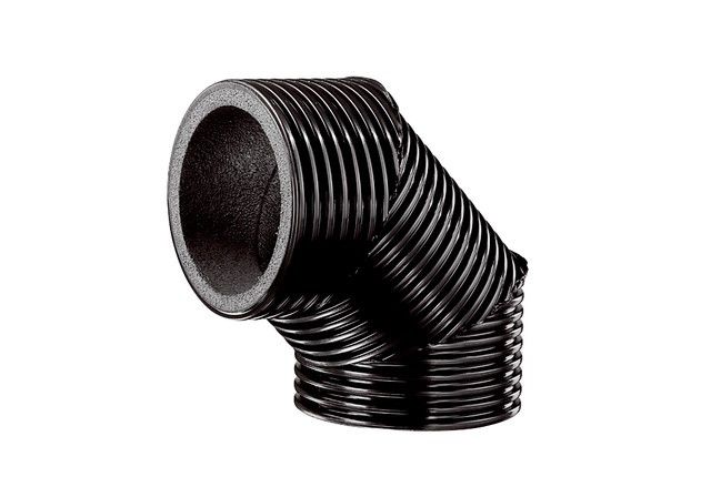 Lüftungsrohrbogen MT-B125 90/45