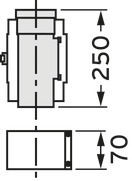 Revisionsöffnung 80/125mm 303218