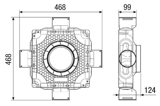 Luftverteiler MA-FV4-90