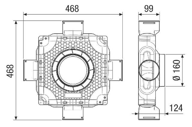 Luftverteiler MA-FV4-90