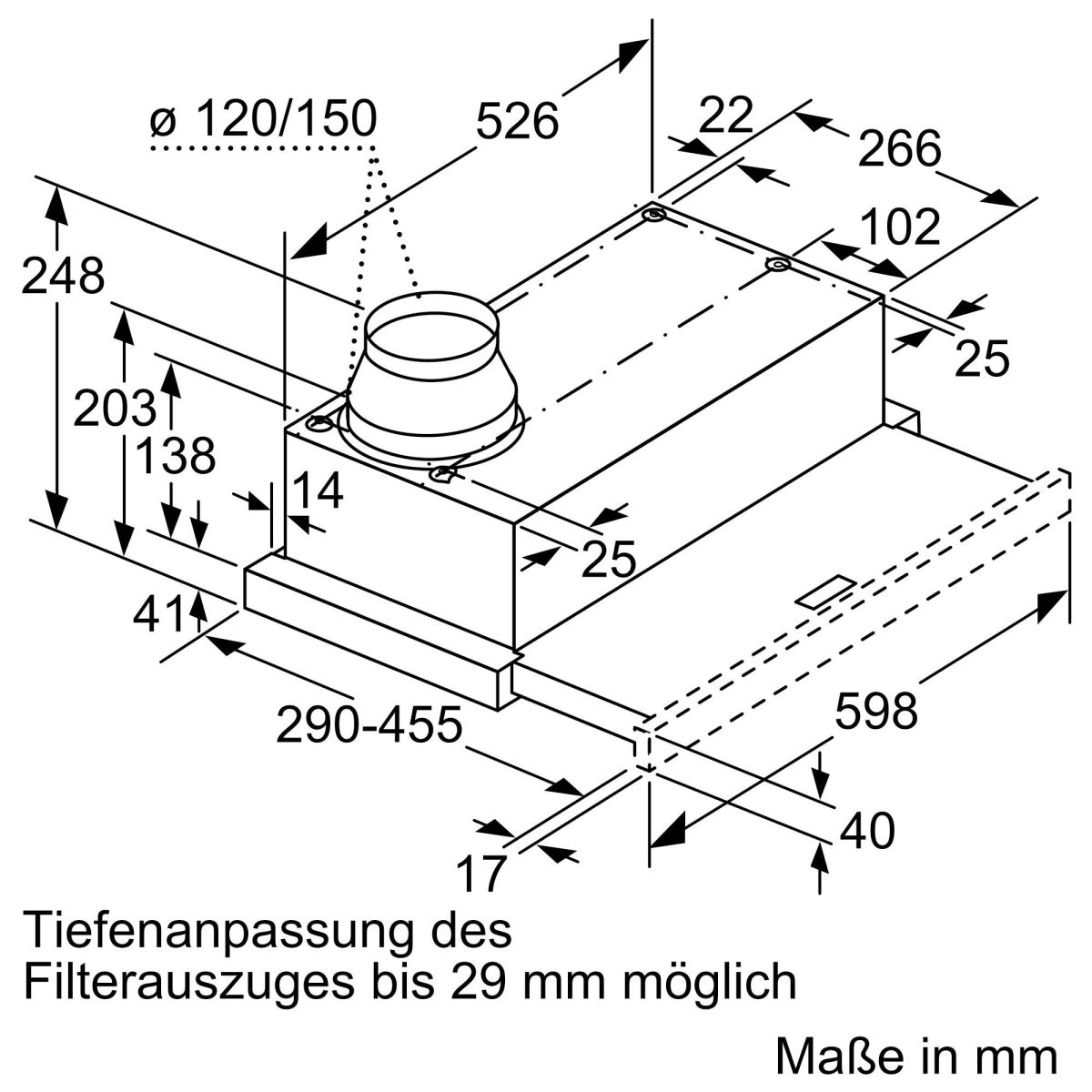 Flachschirmhaube LI64LA521