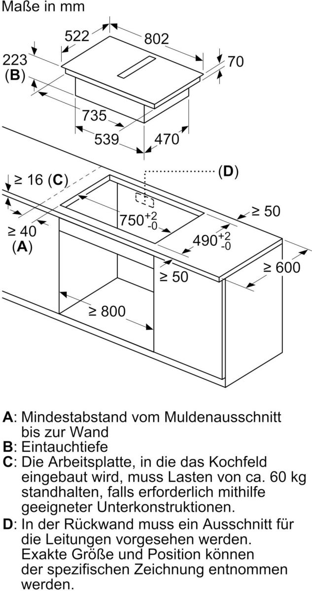 EB-Kochfeld-Dunstset ED811BGA6