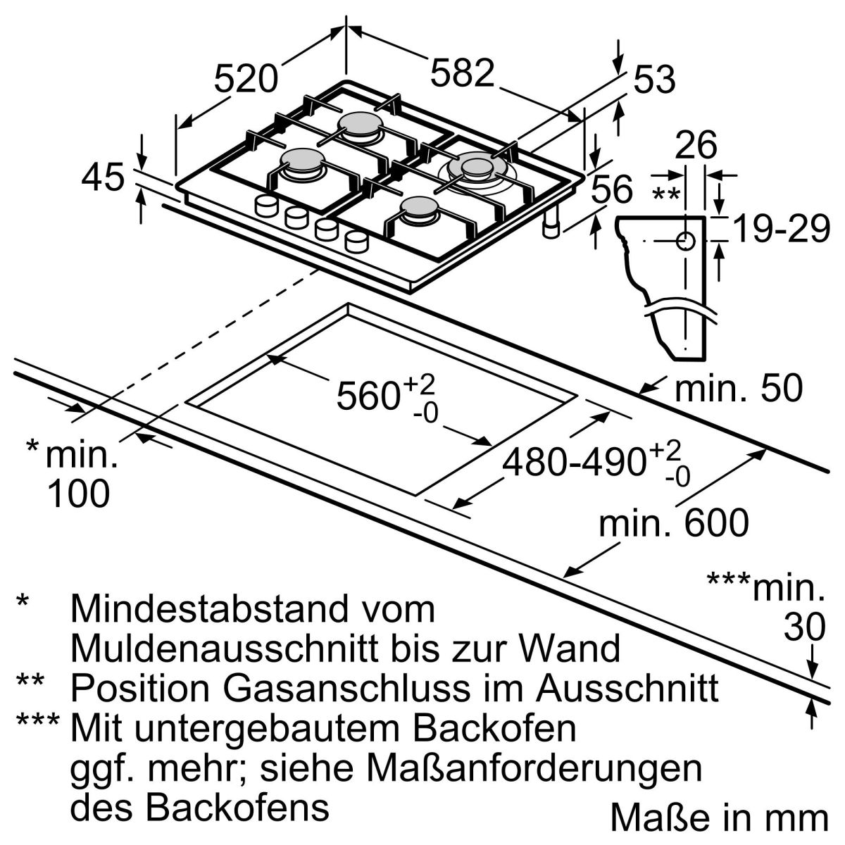 EB-Autark-Gaskochfeld EC6A5HB90D