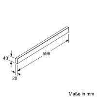 Griffleiste LZ46561 sw