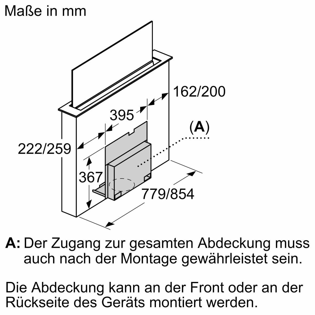 Einbausatz Montageset LZ21WWM11