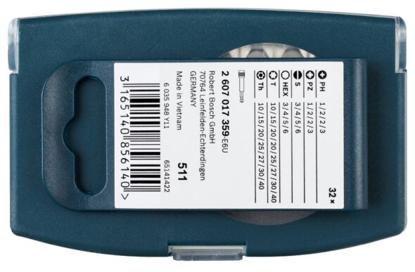 Bit Set Blau 32 tlg 2607017359VE(32)