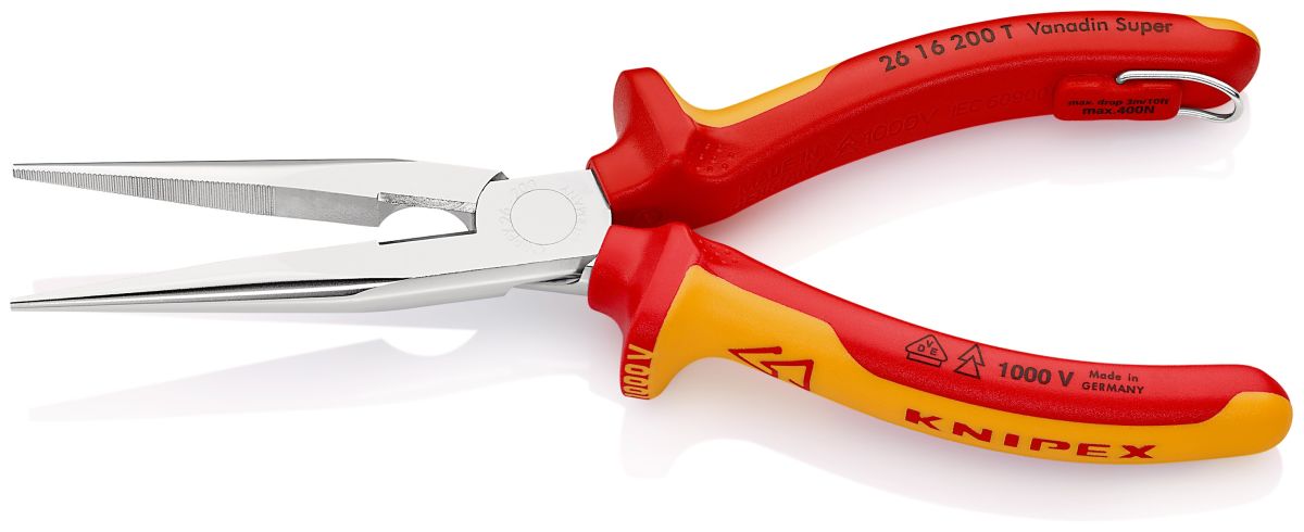 Flachrundzange 26 16 200 T BK