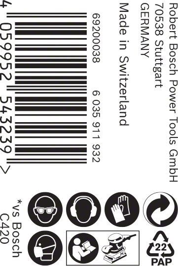 C470 Schleifpapier 2608900985