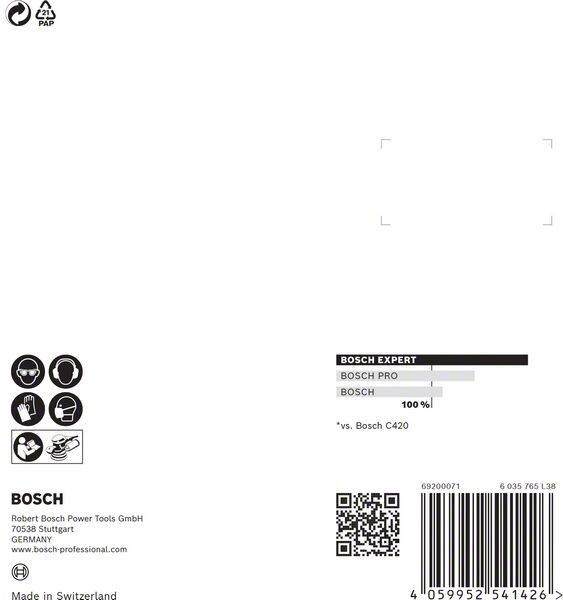 C470 Schleifpapier 2608900804