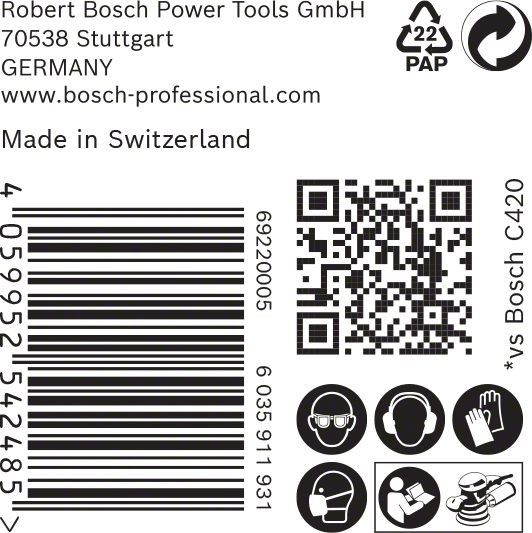 C470 Schleifpapier 2608900910
