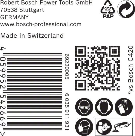 C470 Schleifpapier 2608900928