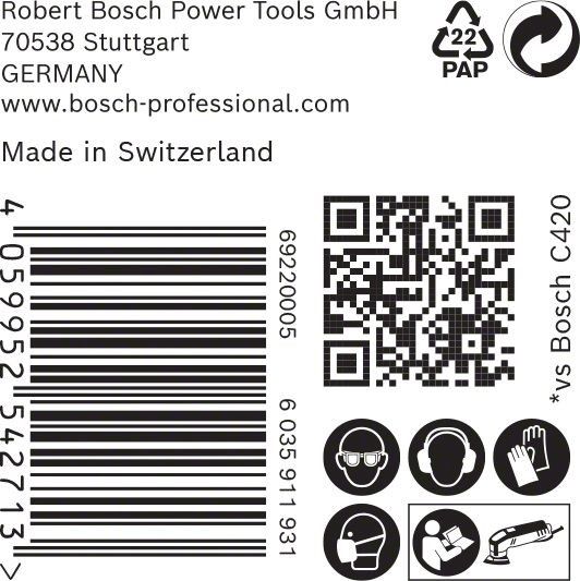 C470 Schleifpapier 2608900933
