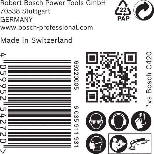 C470 Schleifpapier 2608900934