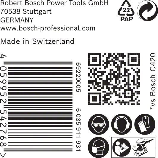 C470 Schleifpapier 2608900938