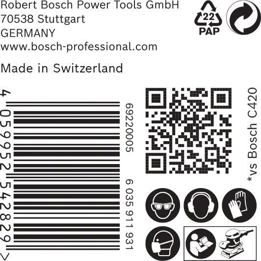 C470 Schleifpapier 2608900944