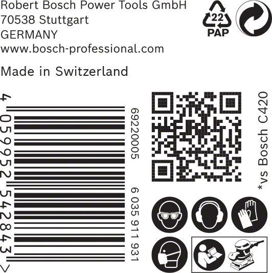 C470 Schleifpapier 2608900946