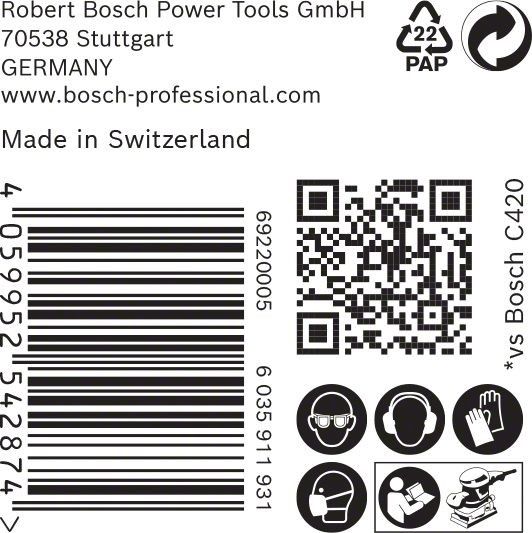 C470 Schleifpapier 2608900949