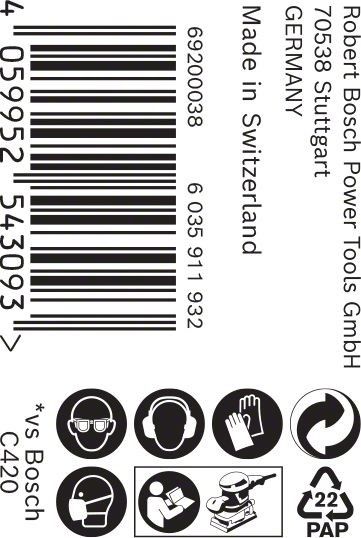 C470 Schleifpapier 2608900971