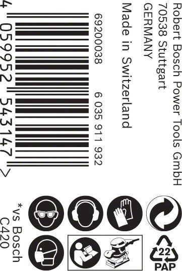 C470 Schleifpapier 2608900976