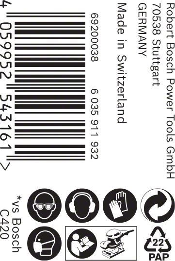 C470 Schleifpapier 2608900978