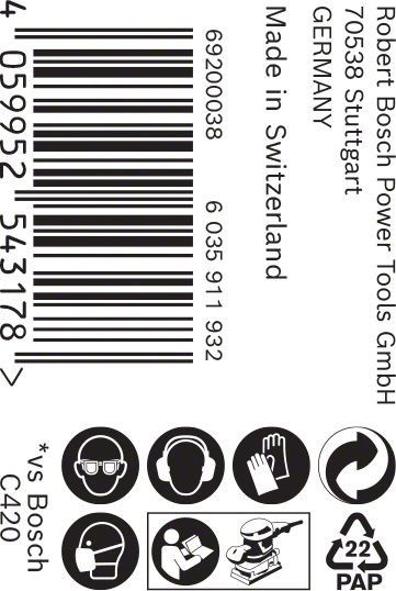 C470 Schleifpapier 2608900979