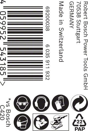 C470 Schleifpapier 2608900980