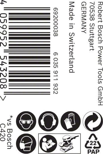 C470 Schleifpapier 2608900982