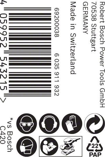 C470 Schleifpapier 2608900983