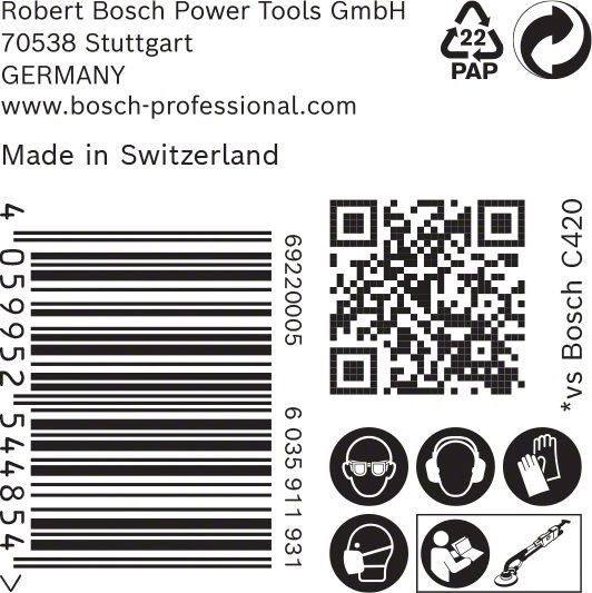 C470 Schleifpapier 2608901147