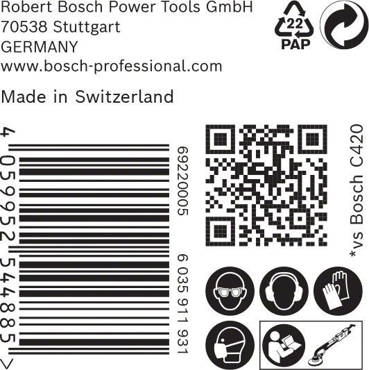 C470 Schleifpapier 2608901150