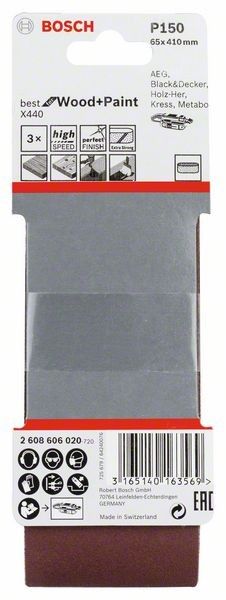 Schleifband-Set X440 2608606020