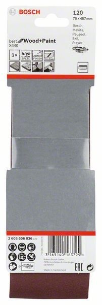 Schleifband-Set X440 2608606036
