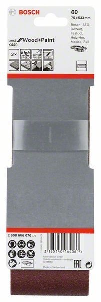 Schleifband-Set X440 2608606070