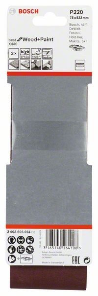 Schleifband-Set X440 2608606074