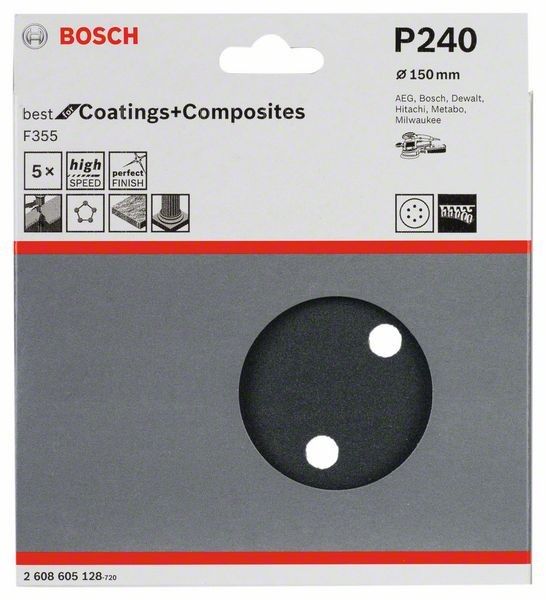 Schleifblatt F355 2608605128