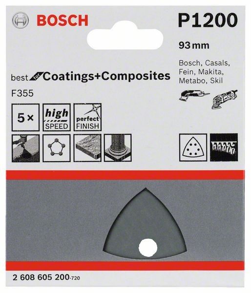 Schleifblatt F355 2608605200