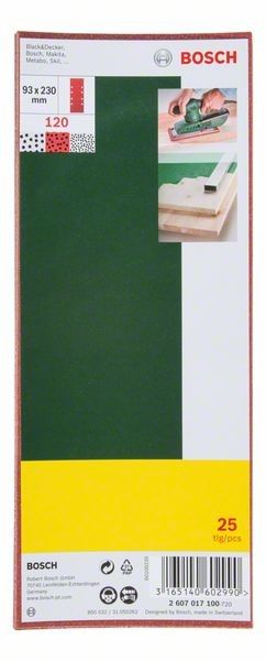 Schleifblatt-Set 2607017100