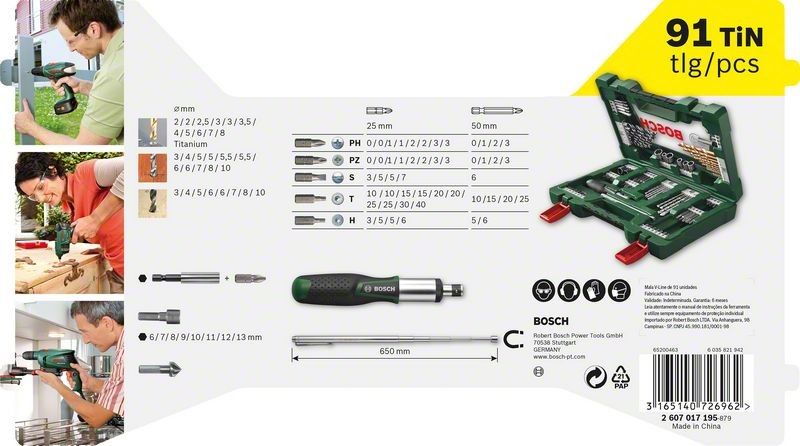 Bohrer-/Bit-Set 2607017195