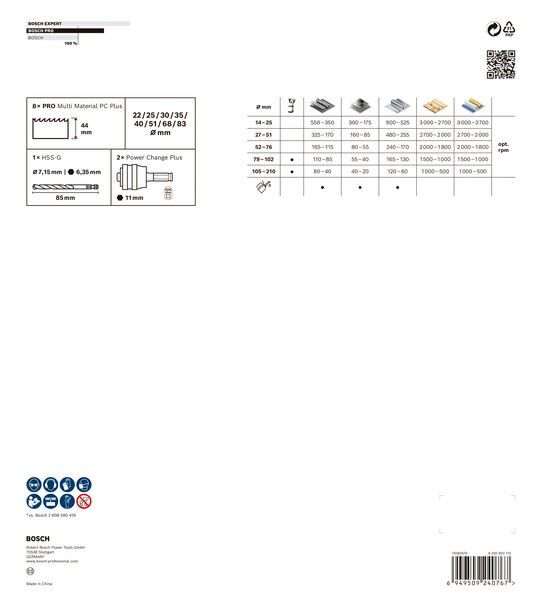 Pro Lochsägen Set 2608594432VE(11)