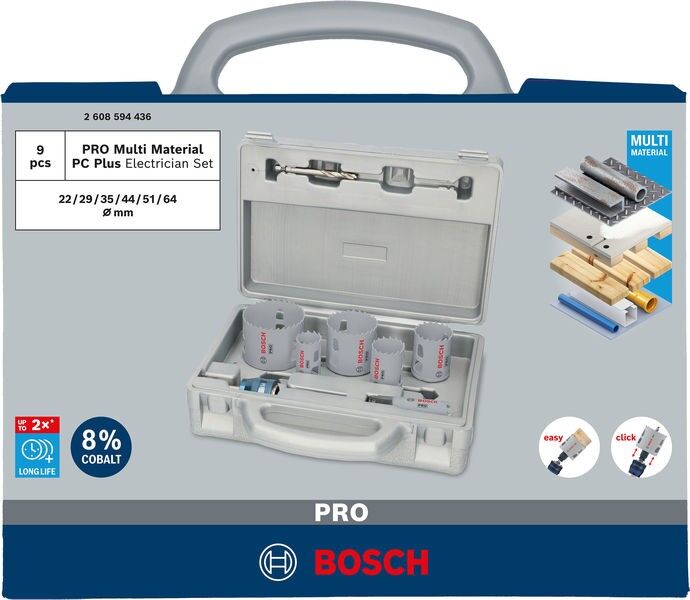 Pro Lochsägen Set 2608594436VE(9)