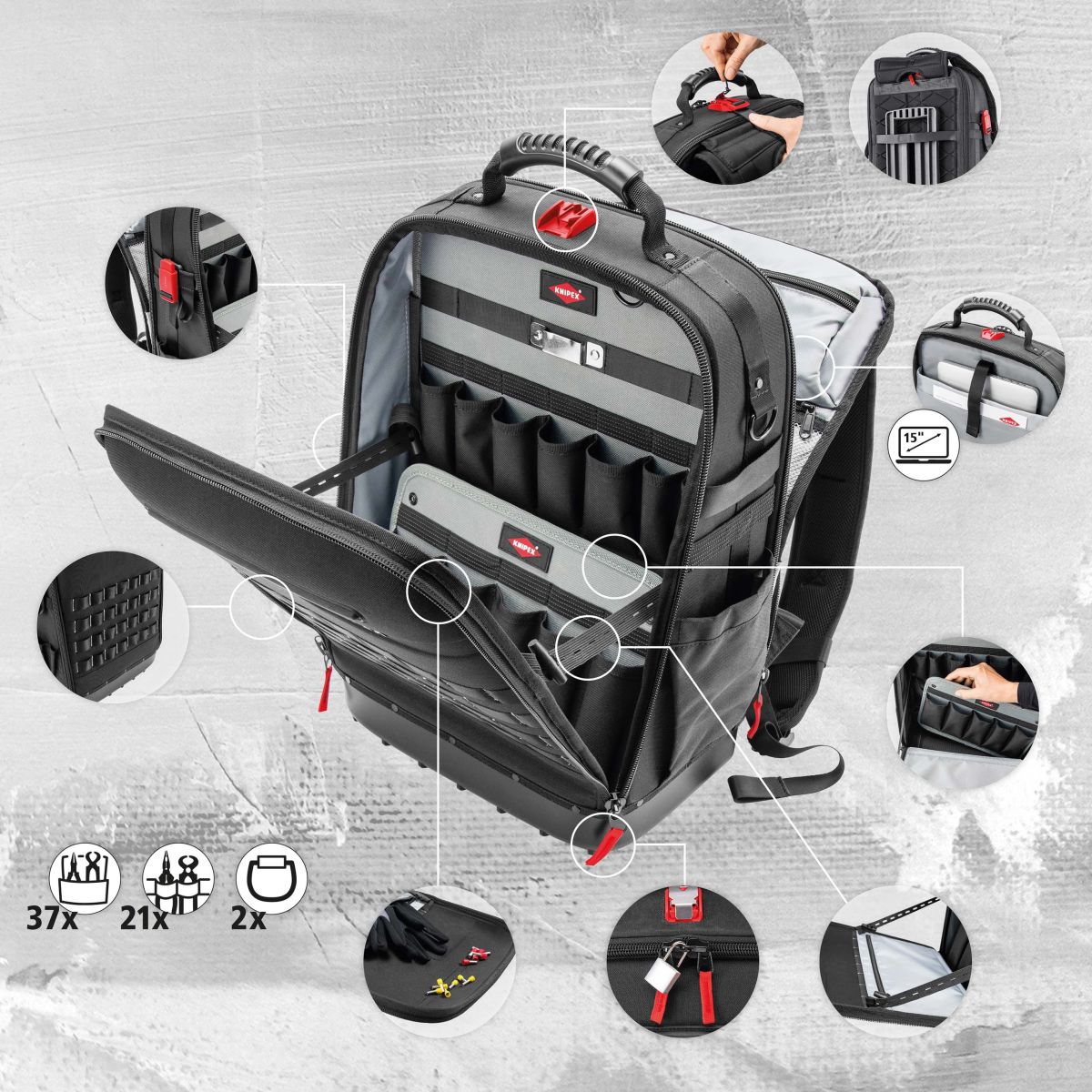 Werkzeugrucksack 00 21 50 E
