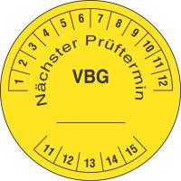 Prüfplakette PLD-VBG