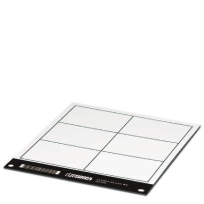 Gerätemarker LS-EMLP (85,6X54) WH