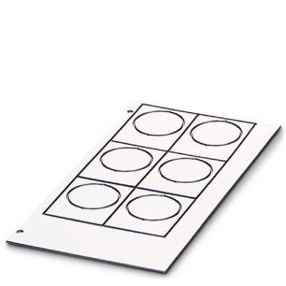 Kunststoffschild EMLP 32 (38X14) CUS