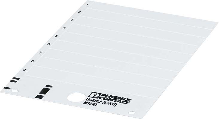 Kunststoffschild US-EMLP (8,8X15)