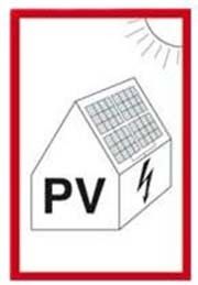 Hinweisschild Photovoltaikanlage nach VDE 100-712 Folie selbstklebend 105 x 148 mm 1 Stück Hinweisschild Photovoltaikanlage nach VDE 100-712 Folie selbstklebend 105 x 148 mm 1 Stück