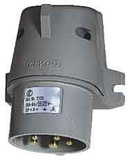 Cekon-Gerätestecker CG 416/6H Cekon-Gerätestecker CG 416/6H